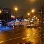 HomeLight хостел, Вид из окна на ночную Москву, фото 2