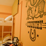 Хостел Skifmusic, Шестиместный женский номер с общей ванной комнатой, фото 36