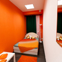 Хостел Тепло, Двухместный номер с одной двуспальной кроватью "оранж", фото 67