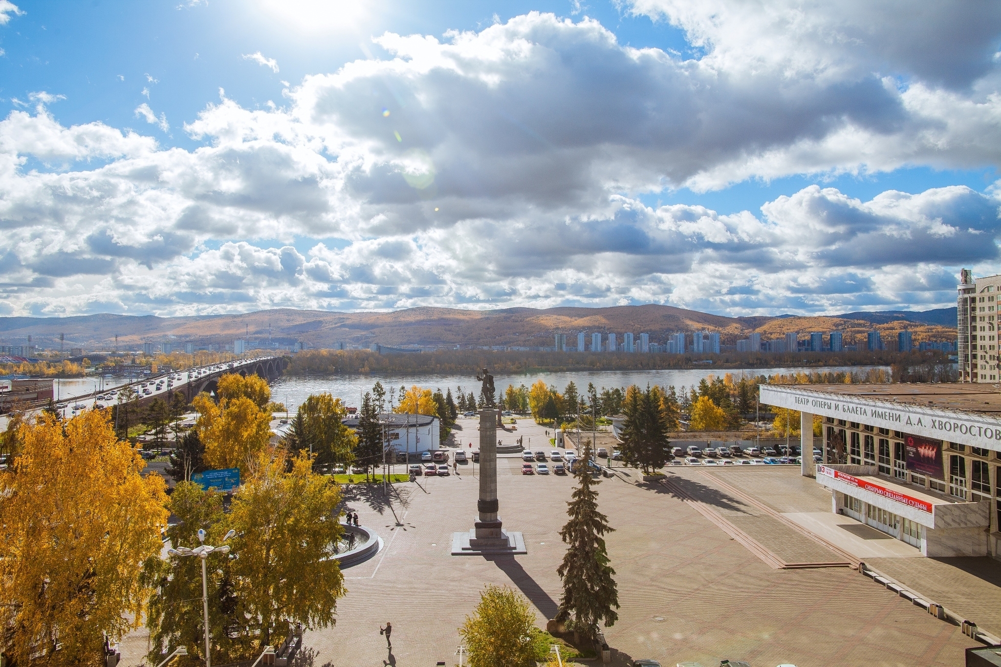 Вид из отеля Красноярск